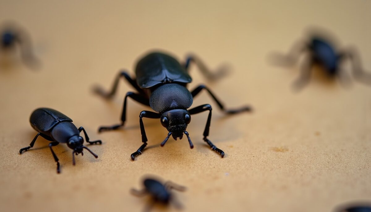 Invasion de petits insectes noirs à la maison : guide pour les reconnaître et s'en débarrasser efficacement